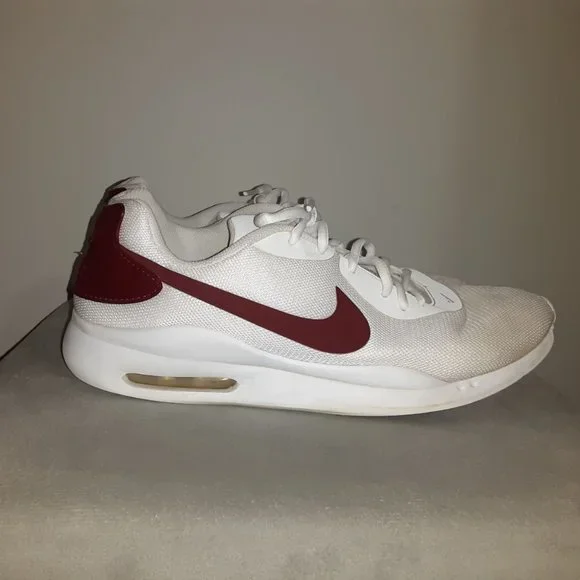 Nike Air Max Oketo Burgundy Swoosh Men's Size 10.5 - Picture 5 of 9